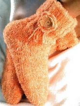 Пушистые носки