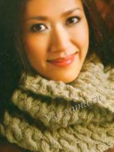 Съемный воротник с рельефным узором, фото