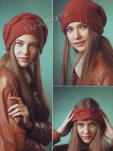 Шапка с косой, фото