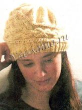 Шапочка - дизайн необычный — асимметричный