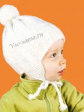 Шапочка Белая жемчужина, фото