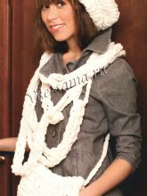 Шапочка, муфта и шарфик