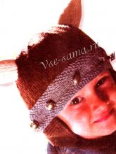 Шапочка Шлем викинга