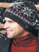 Шапочка с норвежским узором