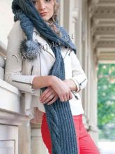 Шарф с капюшоном, фото