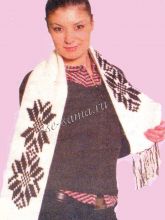 Шарф с орнаментом, фото