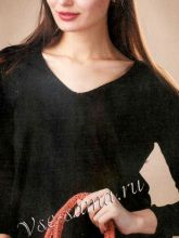 Сумка и повязка спицами с бантом