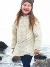 Белая туника для девочки, фото