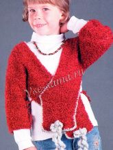 Бордовый жакет для ребенка