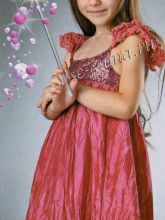 Декорирование платья спицами