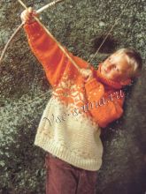 Детский пуловер со звездой