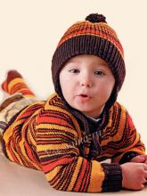 Детский комплект в полоску