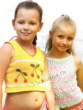 Два красивых топа для девочек