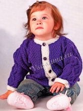 Фиолетовый жакетик