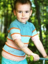 Футболка-реглан в полоску, фото