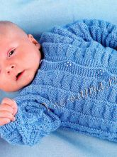 Голубая кофточка для малыша, фото