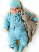Голубой комплект для малыша, фото
