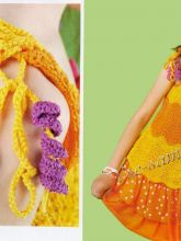 Яркий топ с волнистым узором