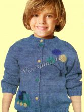 Жакет детский с вышивкой