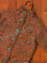 Жакет реглан с цветочками