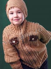 Жакет с заплатками