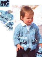 Жаккардовый жакет и шарфик