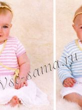 Кофточка в полоску