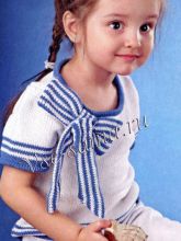 Кофточка с бантом