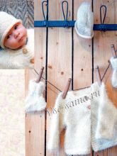 Кофточка, шапочка и носочки