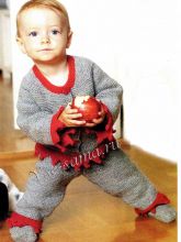 Комплект с красной каймой