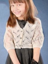 Короткий белый жакет