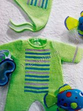 Косынка, песочник, джемпер, носочки и подушка-рыбка