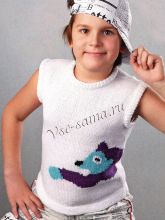 Майка с собакой