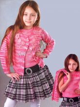 Меланжевый комплект - жакет и жилет