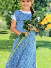 Меланжевое платье-туника