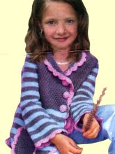 Пальто с полосками