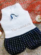 Песочник, жакет и платье - На речном песочке