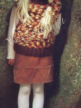 Пёстрая безрукавка