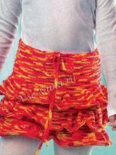 Пестрая юбочка с оборками