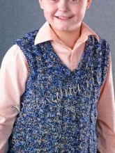 Пестрый жилет для мальчика