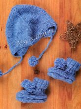 Пинетки и шапочка