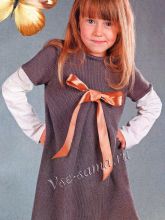 Платье с бантом