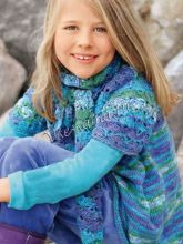 Платье спицами и шарф крючком