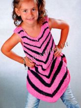 Платье-туника в полоску