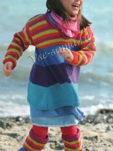 Полосатая туника и гетры, фото