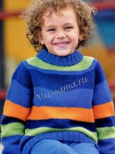 Полосатый свитер реглан