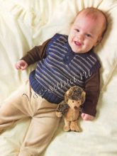 Полосатый жилет для малыша