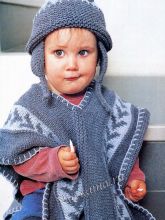 Пончо и шапочка - скандинавский напев