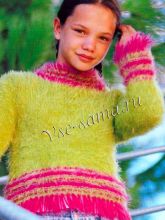 Пуловер - Гусеница