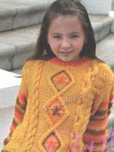 Пуловер для девочки